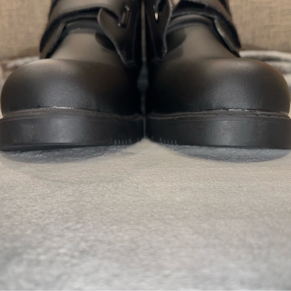 Totes Adjustable Waterproof Winter Boots Black Fleece Lined Velcro Size 11 M - Picture 4 of 7